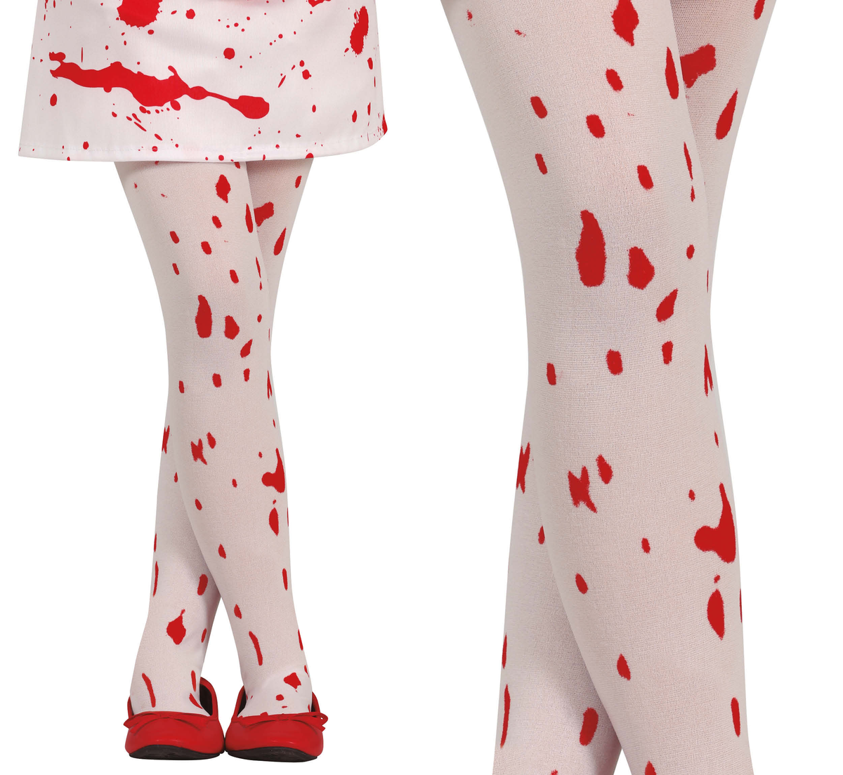 Calze Insanguinate Collant per Bambini Accessorio Halloween Carnevale - 1715