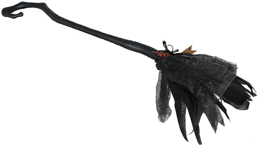 Scopa da Strega Smontabile 90 CM Accessori Halloween Carnevale - 19999