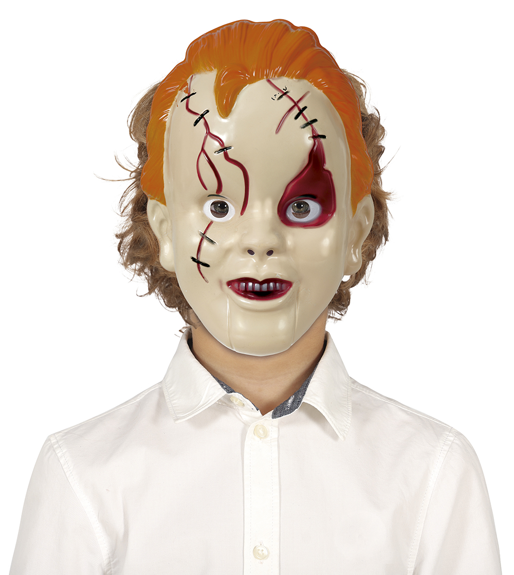 Maschera Bambino Diabolico Chucky Accessori Travestimento Halloween - 20049