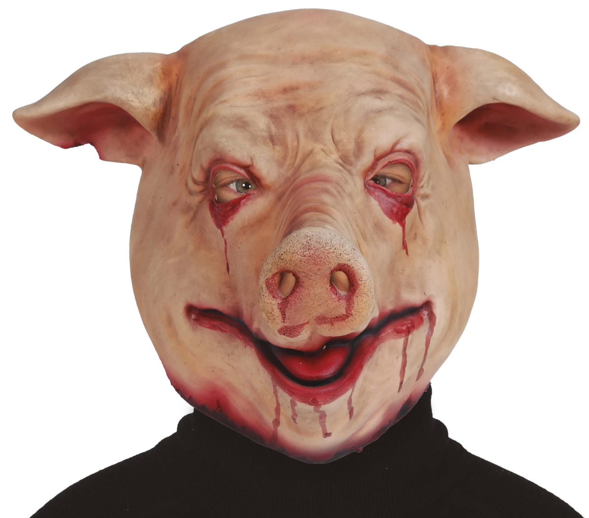 Maschera Maiale in Lattice Adulto Accessori Travestimento Halloween - 20542