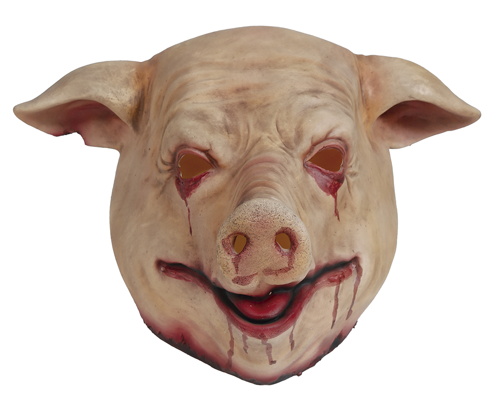 Maschera Maiale in Lattice Adulto Accessori Travestimento Halloween - 20542