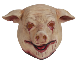Maschera Maiale in Lattice Adulto Accessori Travestimento Halloween - 20542
