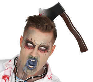 Cerchietto Ascia Insanguinata 28 CM Accessori Travestimento Halloween - 26194
