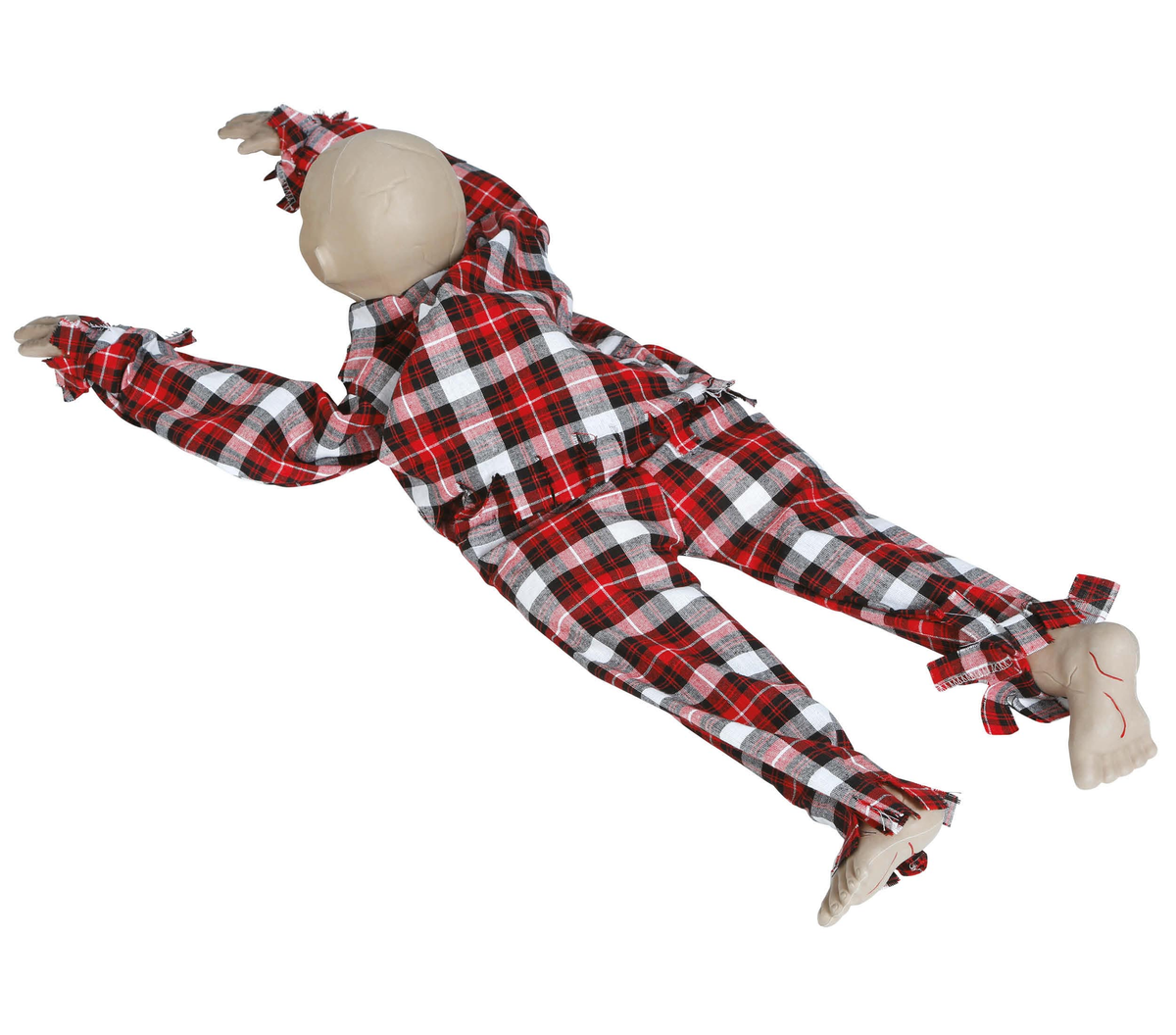 Decorazione Bambino Zombie Strisciante con Luci e Suoni Accessorio Travestimento Halloween - 26793