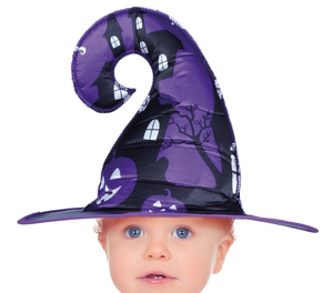 Costume Vestito Purple Witch Travestimento Strega per Bambini Halloween Carnevale Cosplay