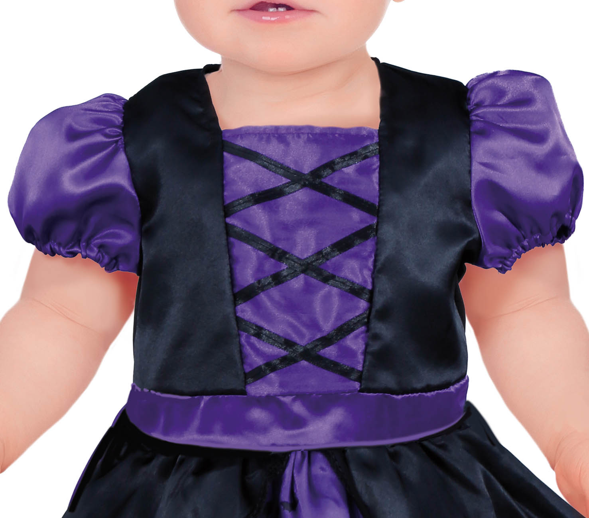 Costume Vestito Purple Witch Travestimento Strega per Bambini Halloween Carnevale Cosplay