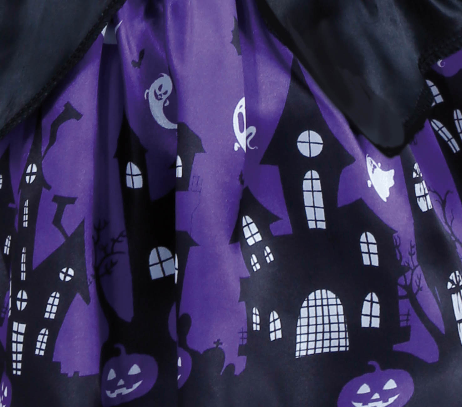 Costume Vestito Purple Witch Travestimento Strega per Bambini Halloween Carnevale Cosplay