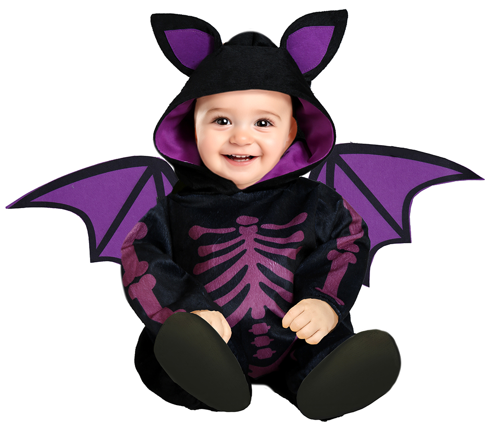 Costume Vestito Pipistrello Travestimento per Bambini Halloween Carnevale Cosplay