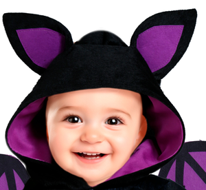 Costume Vestito Pipistrello Travestimento per Bambini Halloween Carnevale Cosplay
