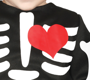 Costume Vestito Skeleton Travestimento Scheletro Minnie per Bambini Halloween Carnevale Cosplay