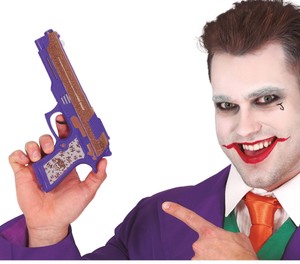 Pistola Joker 30 CM Accessori per Abito Vestito Travestimento Carnevale - 16132