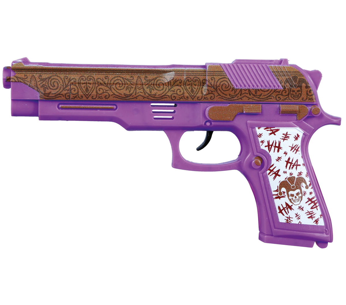 Pistola Joker 30 CM Accessori per Abito Vestito Travestimento Carnevale - 16132