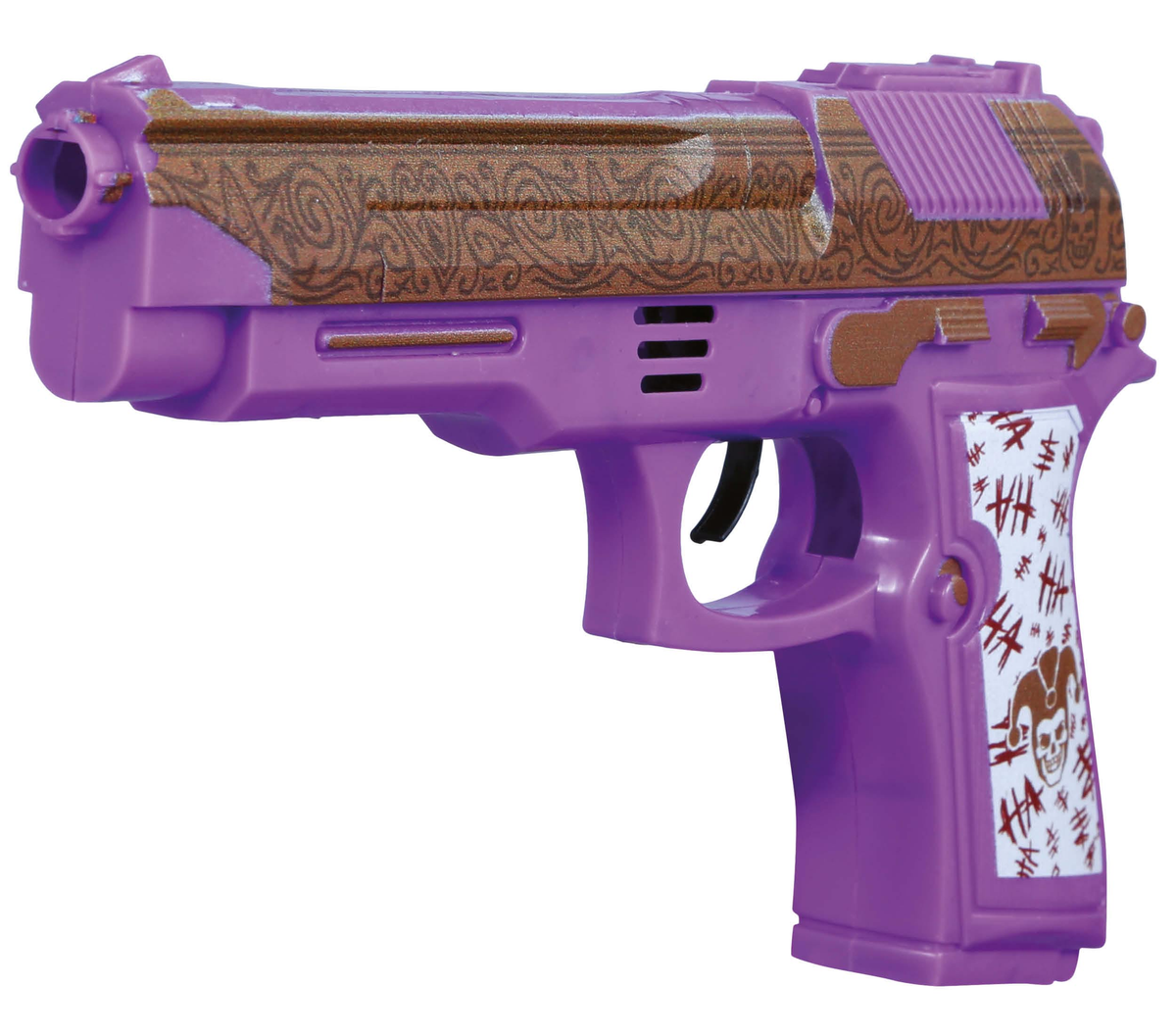 Pistola Joker 30 CM Accessori per Abito Vestito Travestimento Carnevale - 16132