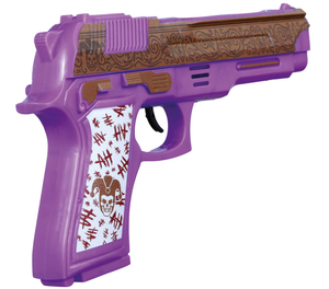 Pistola Joker 30 CM Accessori per Abito Vestito Travestimento Carnevale - 16132