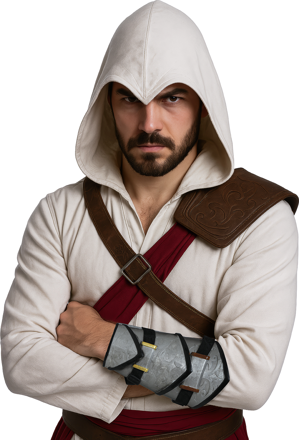 Bracciale Ninja con Pugnale Retrattile Accessorio Travestimento Carnevale Cosplay Assassin's Creed - 46202