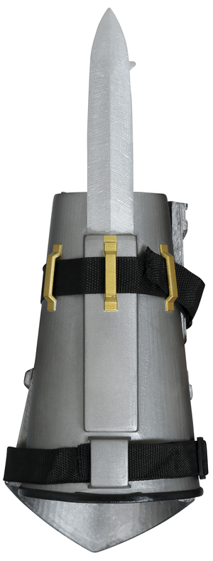 Bracciale Ninja con Pugnale Retrattile Accessorio Travestimento Carnevale Cosplay Assassin's Creed - 46202