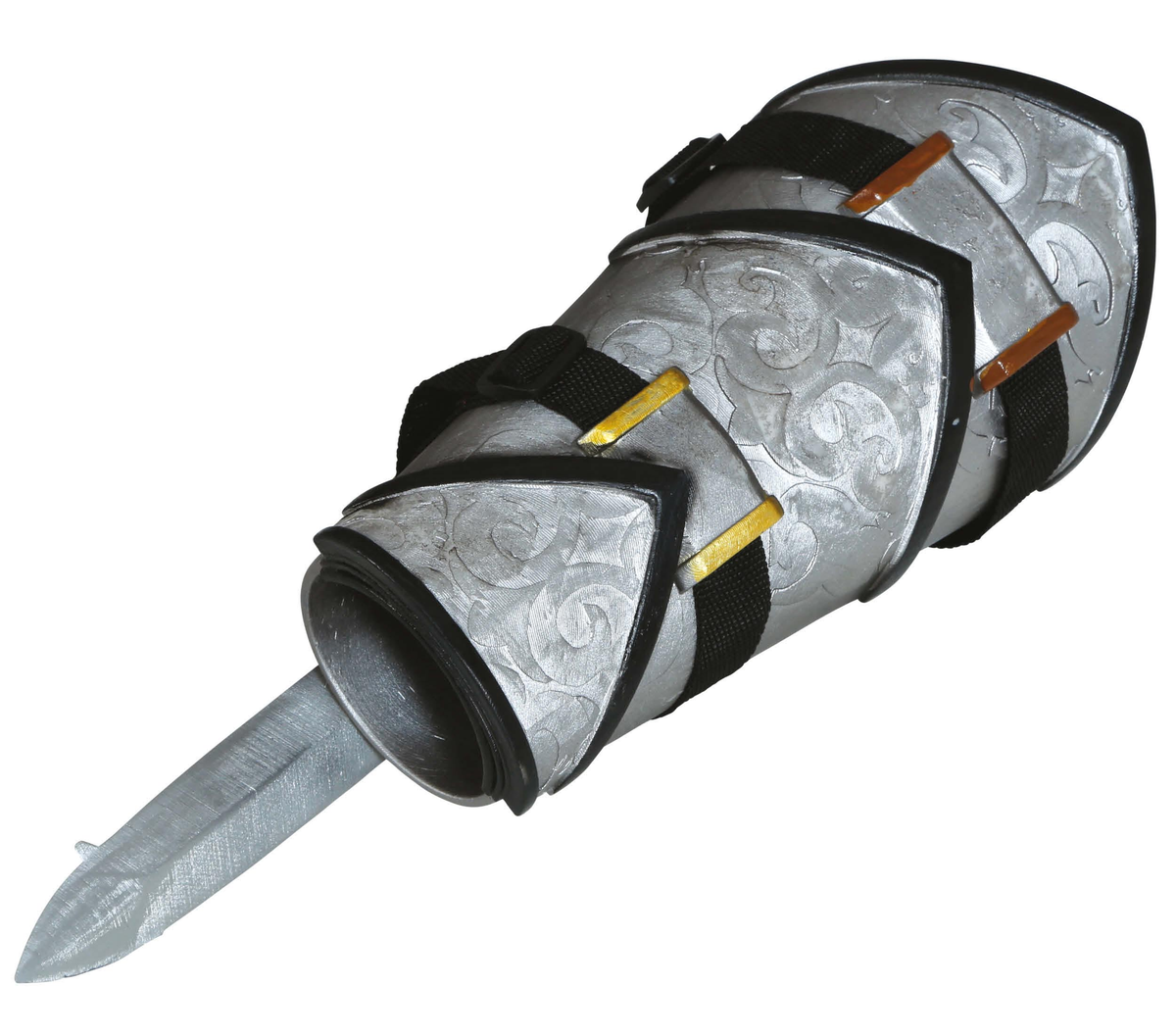 Bracciale Ninja con Pugnale Retrattile Accessorio Travestimento Carnevale Cosplay Assassin's Creed - 46202