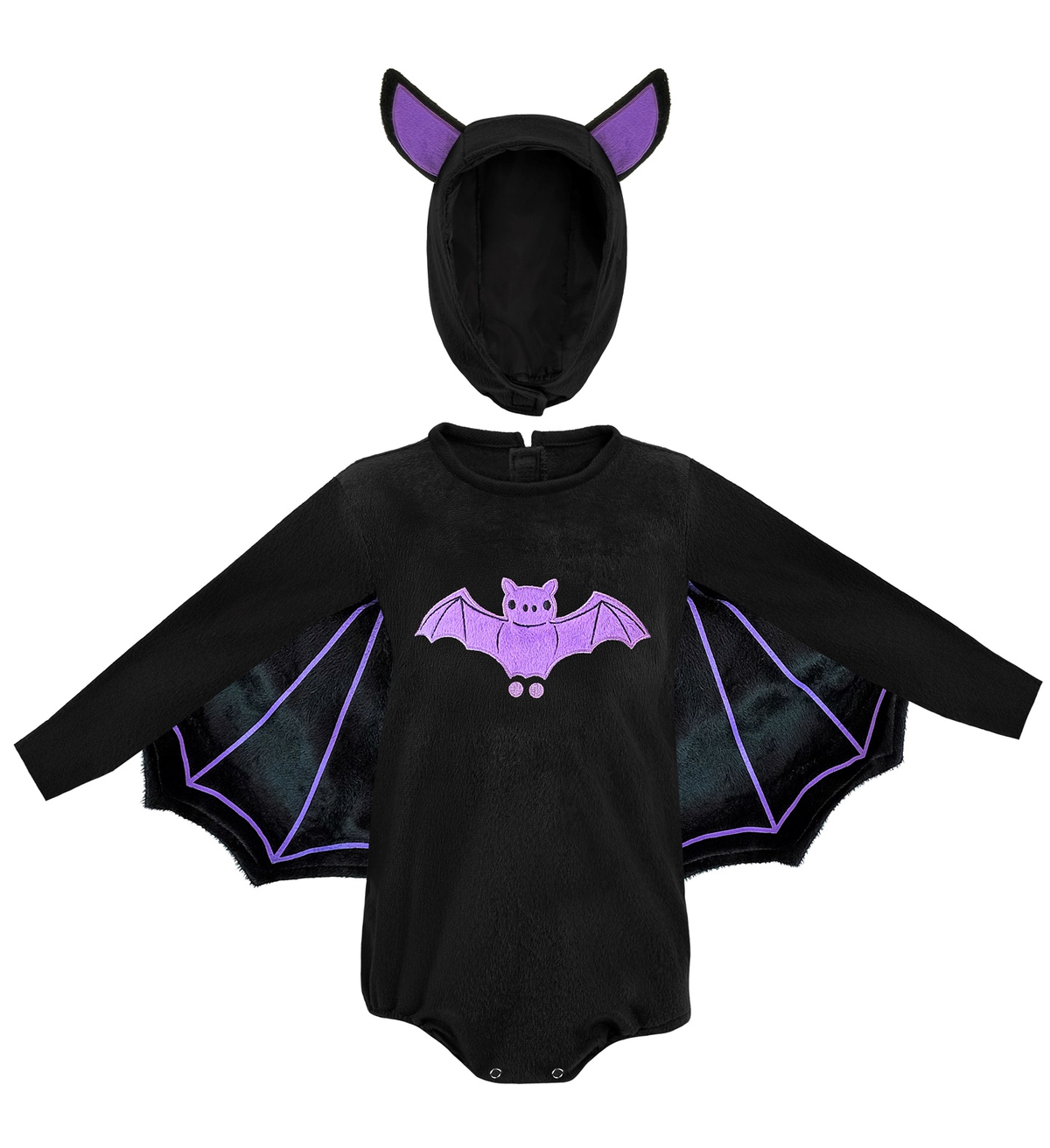 Costume Pipistrello in Peluche Travestimento per Bambini Halloween Carnevale Cosplay - 1622