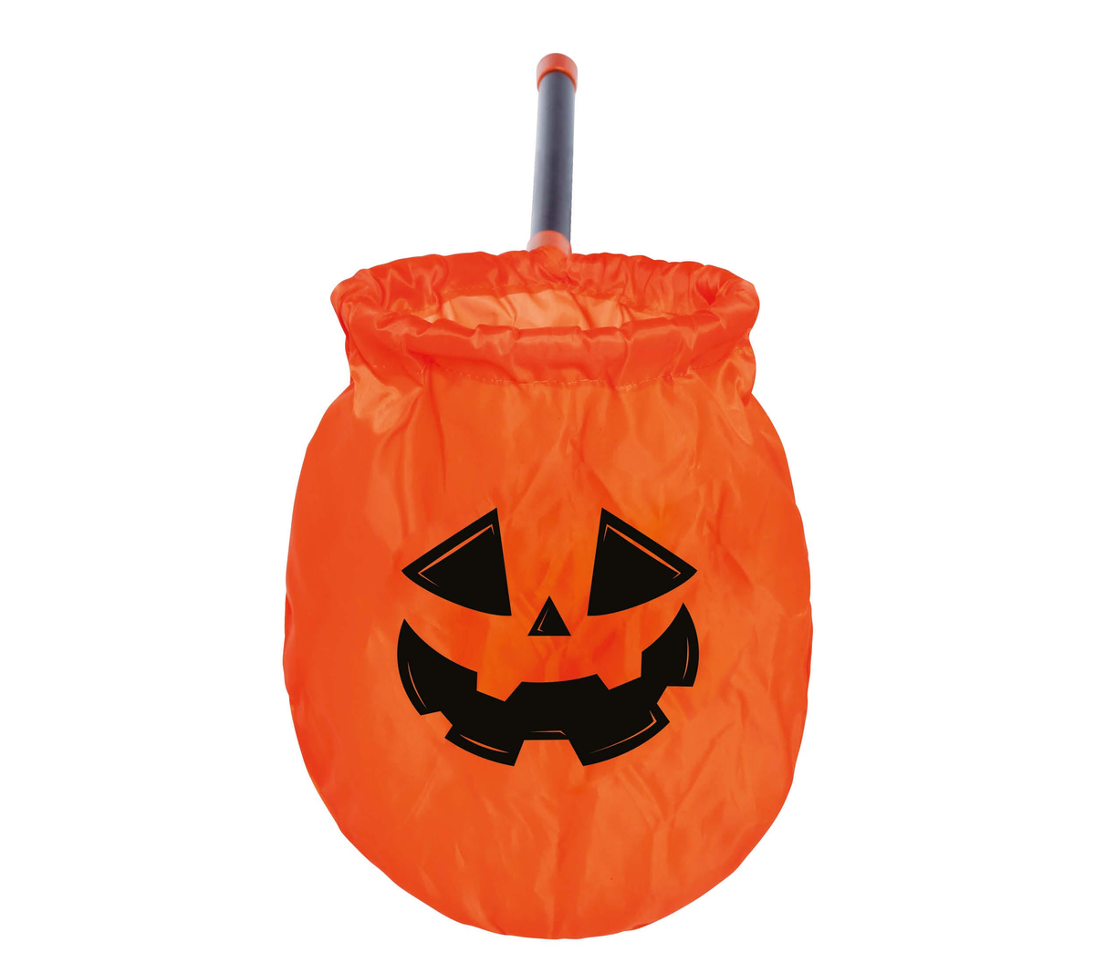 Cestino Dolcetto O Scherzetto Zucca con Asta 50 CM Accessori Halloween Carnevale - 24123