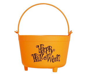 Cestino Dolcetto O Scherzetto Calderone 30 CM Accessori Halloween Carnevale - 24237