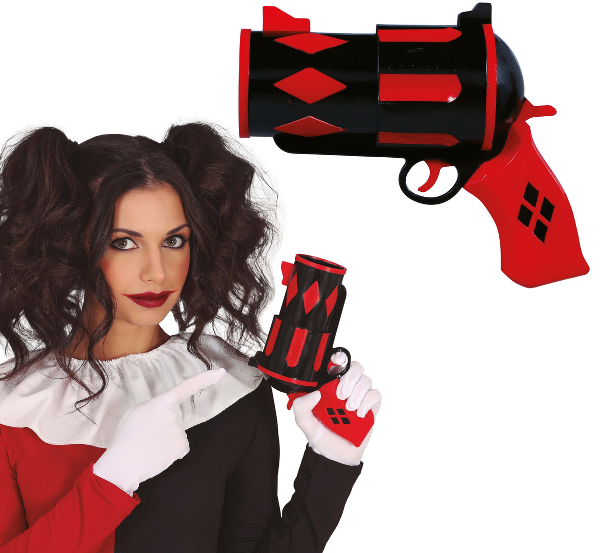 Pistola Dangerous 20 CM Accessori per Abito Vestito Travestimento Carnevale - 24679