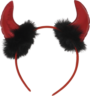 Set Travestimento Diavola 3 Pezzi Cerchietto Coda Tridente Accessori per Travestimenti - 24925