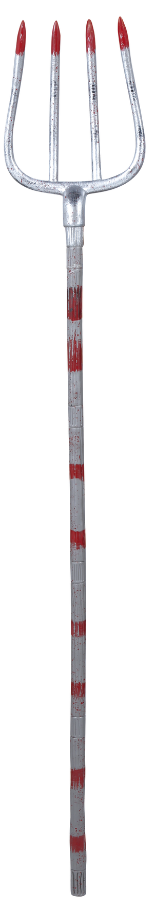 Forcone Insanguinato Smontabile 155 CM Accessori per Abito Vestito Travestimento Carnevale Halloween - 26697