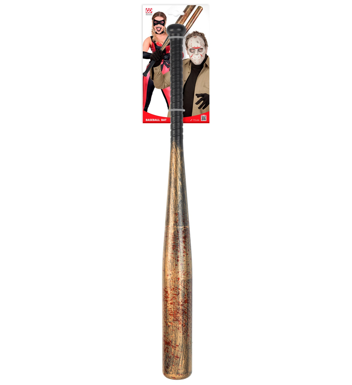 Mazza da Baseball Insanguinata 72 CM Accessorio Travestimento Halloween Cosplay - 42209