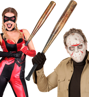 Mazza da Baseball Insanguinata 72 CM Accessorio Travestimento Halloween Cosplay - 42209