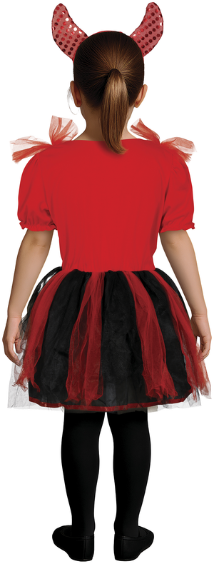 Costume Vestito Diavolo Travestimento per Bambini Halloween Carnevale Cosplay