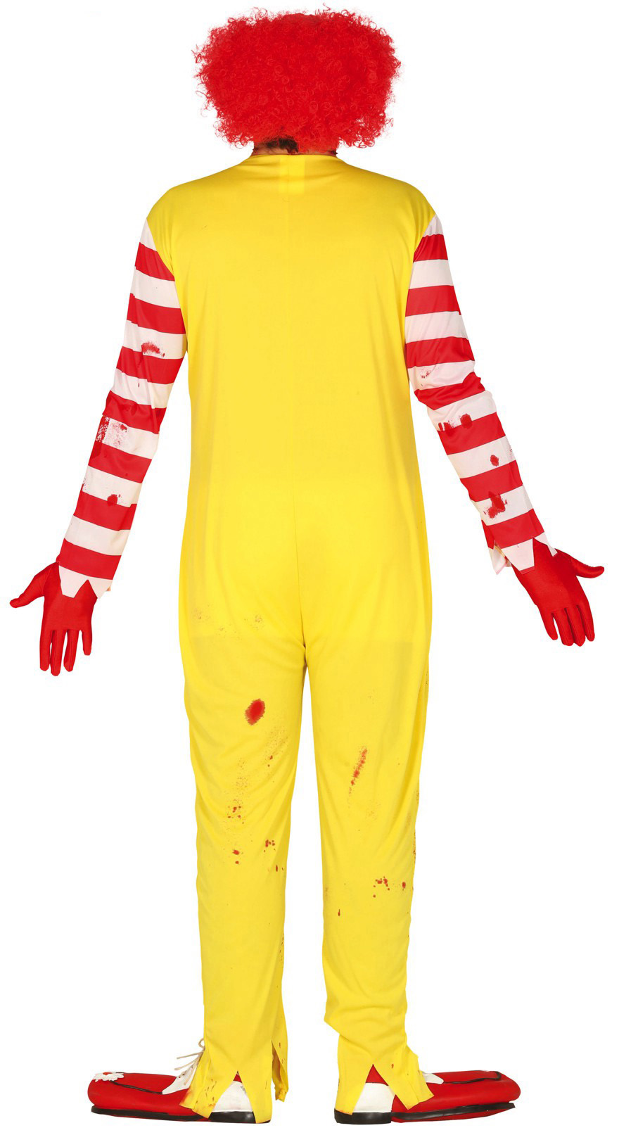 Costume Vestito Burger Clown Travestimento per Adulti Halloween Carnevale Cosplay