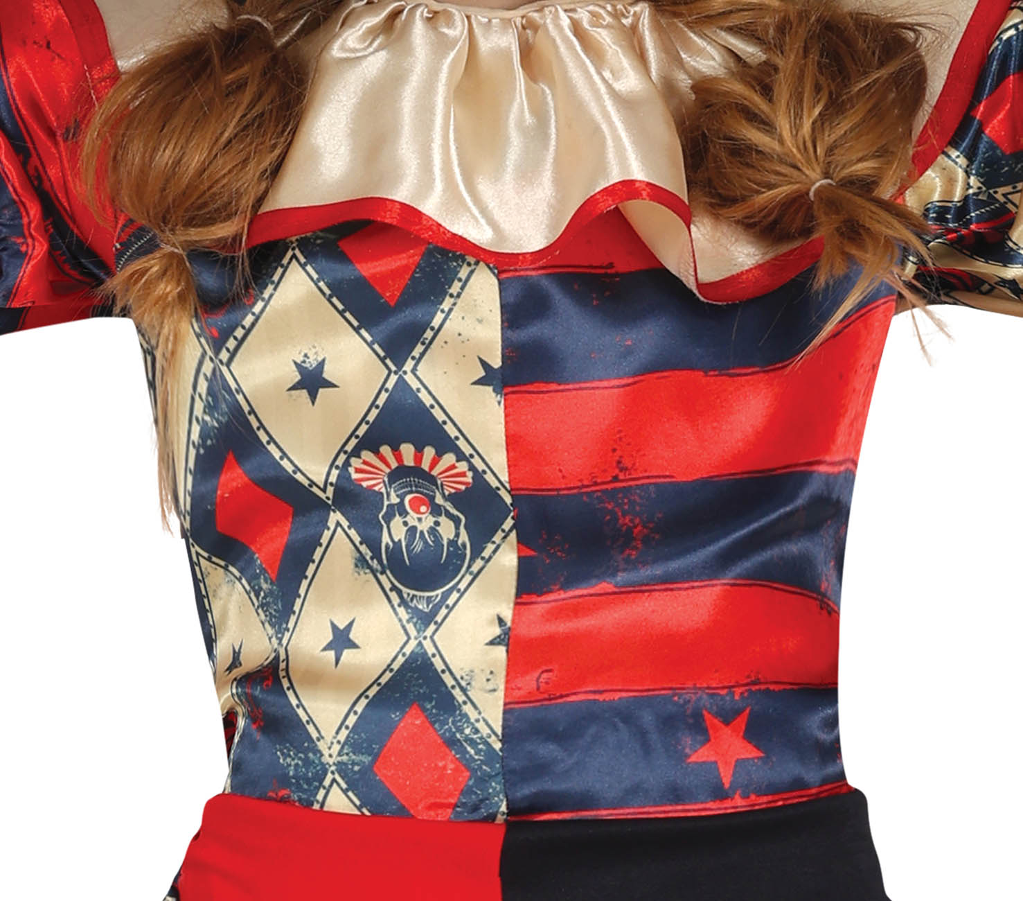 Costume Arlecchina Diamante Vestito Travestimento per Bambine Halloween Cosplay - 7811