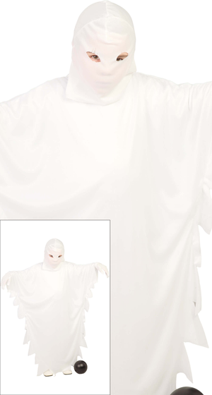 Costume Fantasma per Bambini Vestito Travestimento Halloween Carnevale Cosplay