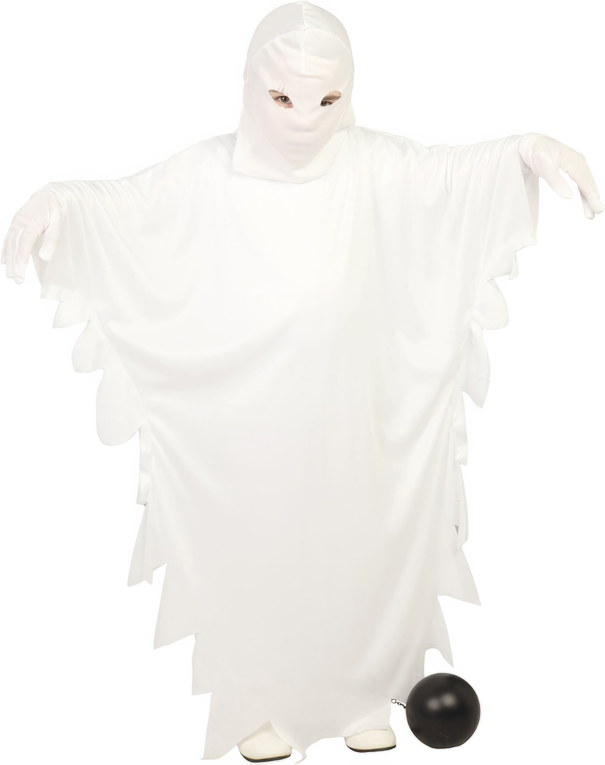 Costume Fantasma per Bambini Vestito Travestimento Halloween Carnevale Cosplay