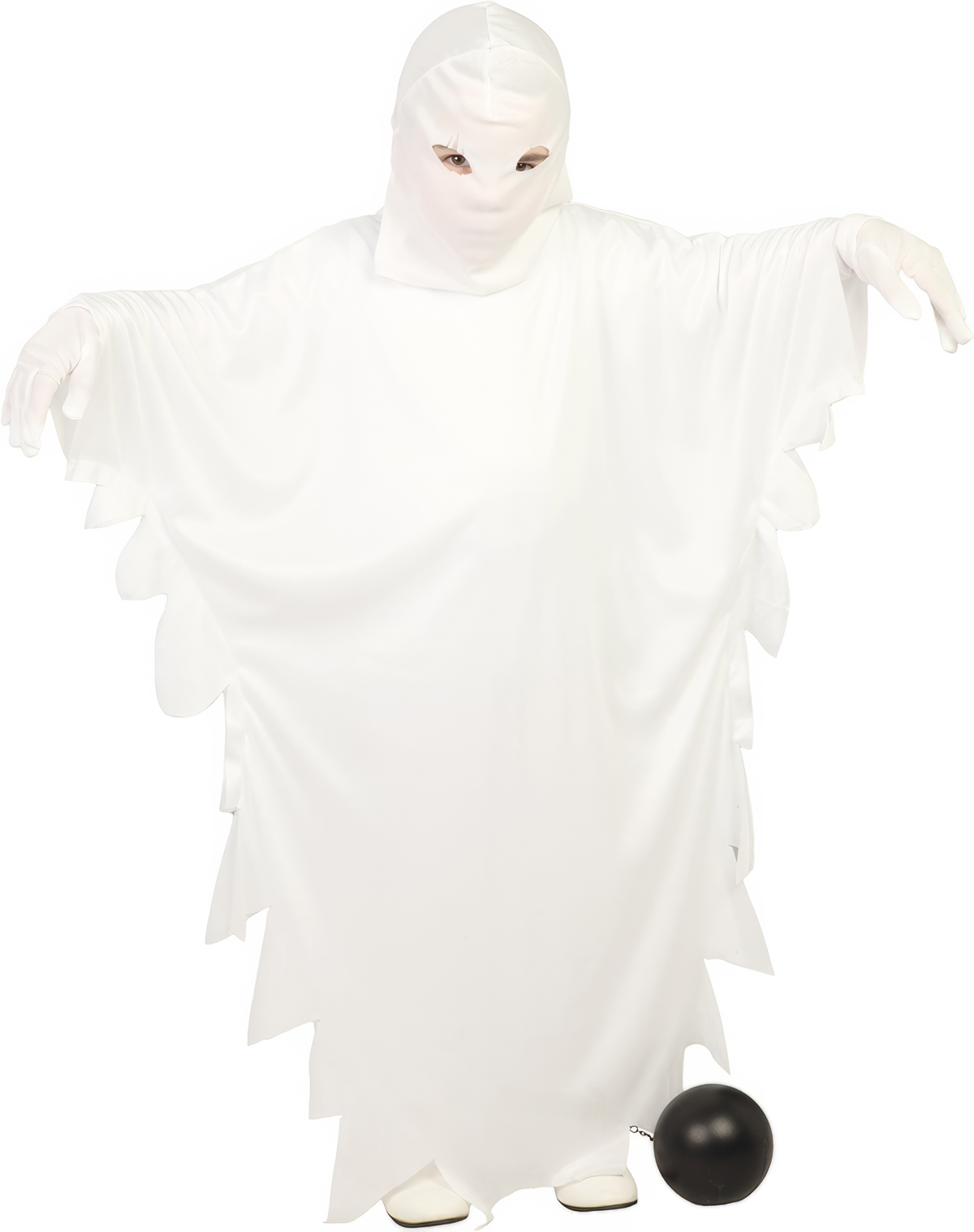Costume Fantasma per Bambini Vestito Travestimento Halloween Carnevale Cosplay