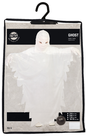 Costume Fantasma per Bambini Vestito Travestimento Halloween Carnevale Cosplay