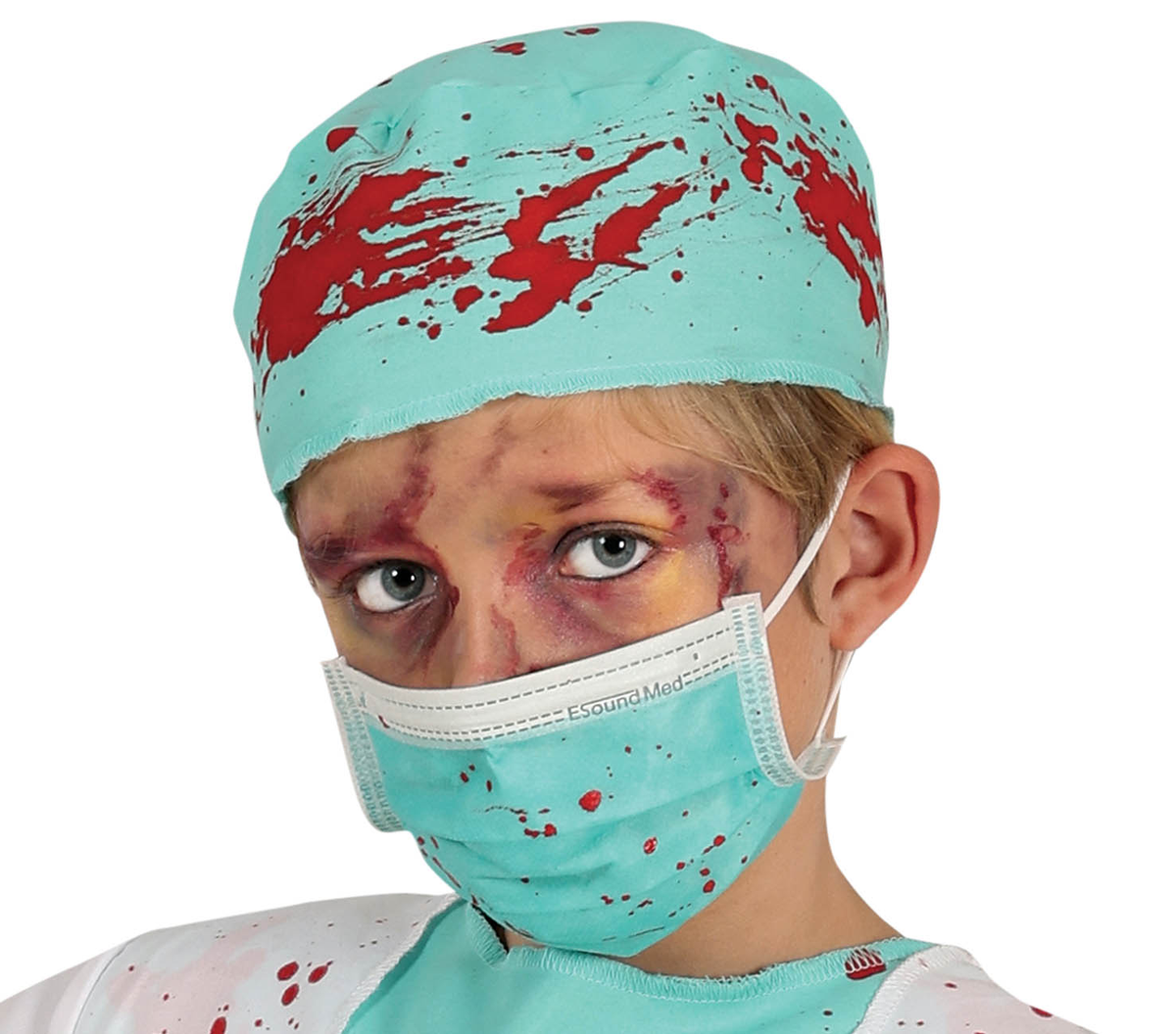 Costume Dottore Medico Scheletro Zombie Vestito Travestimento per Bambini Halloween Cosplay - 7815