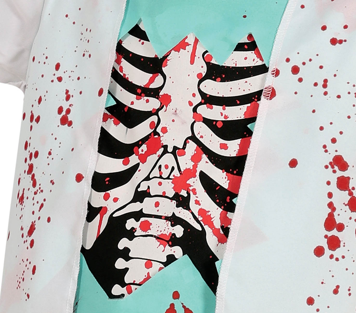 Costume Dottore Medico Scheletro Zombie Vestito Travestimento per Bambini Halloween Cosplay - 7815