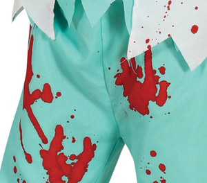 Costume Dottore Medico Scheletro Zombie Vestito Travestimento per Bambini Halloween Cosplay - 7815