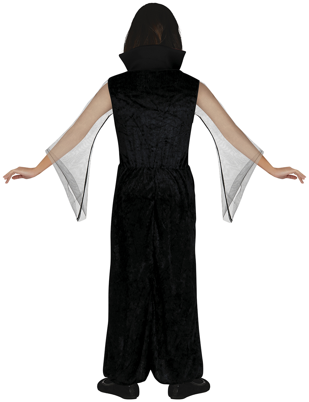 Costume Vimpire Countess Vestito Travestimento Contessa Vampiro per Bambine Halloween Cosplay
