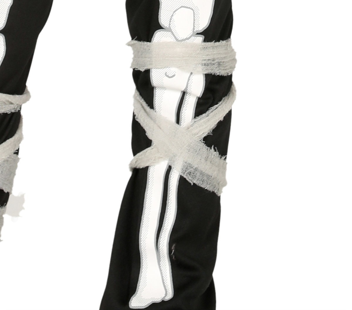 Costume Skeleton Ninja Vestito Travestimento Scheletro Ninja per Bambini Halloween Cosplay