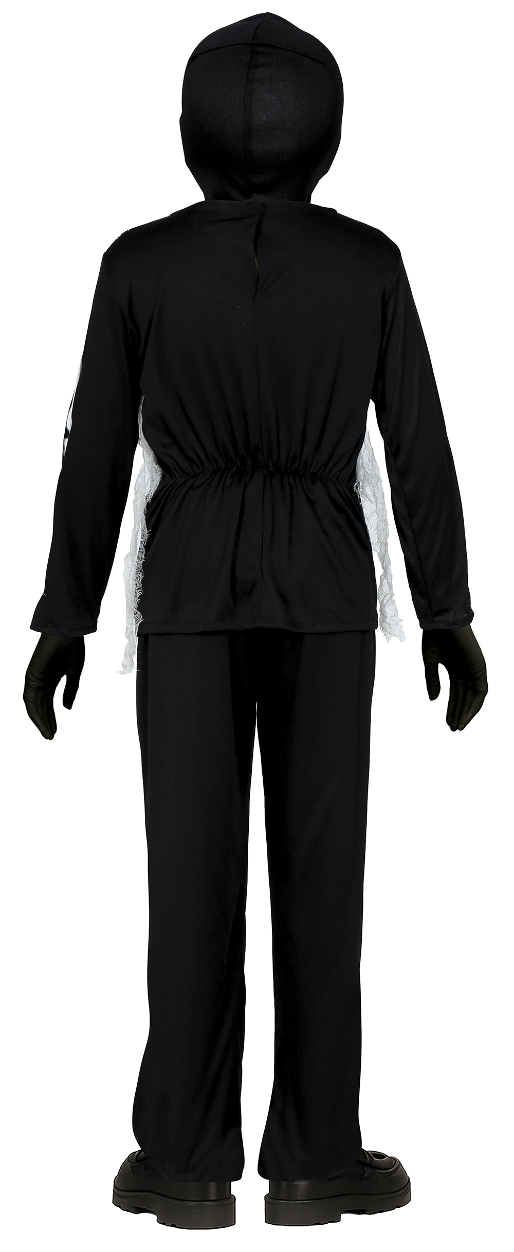 Costume Skeleton Ninja Vestito Travestimento Scheletro Ninja per Bambini Halloween Cosplay