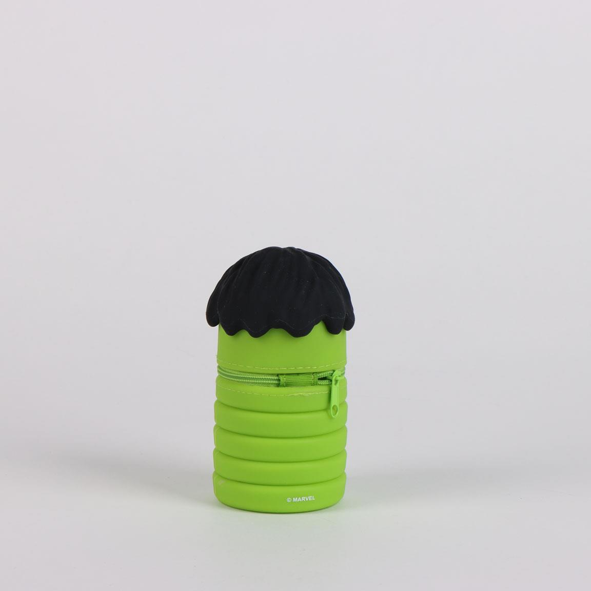 Tombolino in Silicone Hulk MARVEL Astuccio Estensibile Porta Cancelleria 20 CM - 1713-2