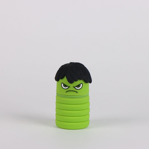 Tombolino in Silicone Hulk MARVEL Astuccio Estensibile Porta Cancelleria 20 CM - 1713-2