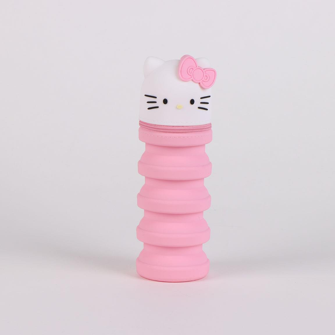 Tombolino in Silicone Hello Kitty Sanrio Astuccio Estensibile Porta Cancelleria 20 CM - 1716-1