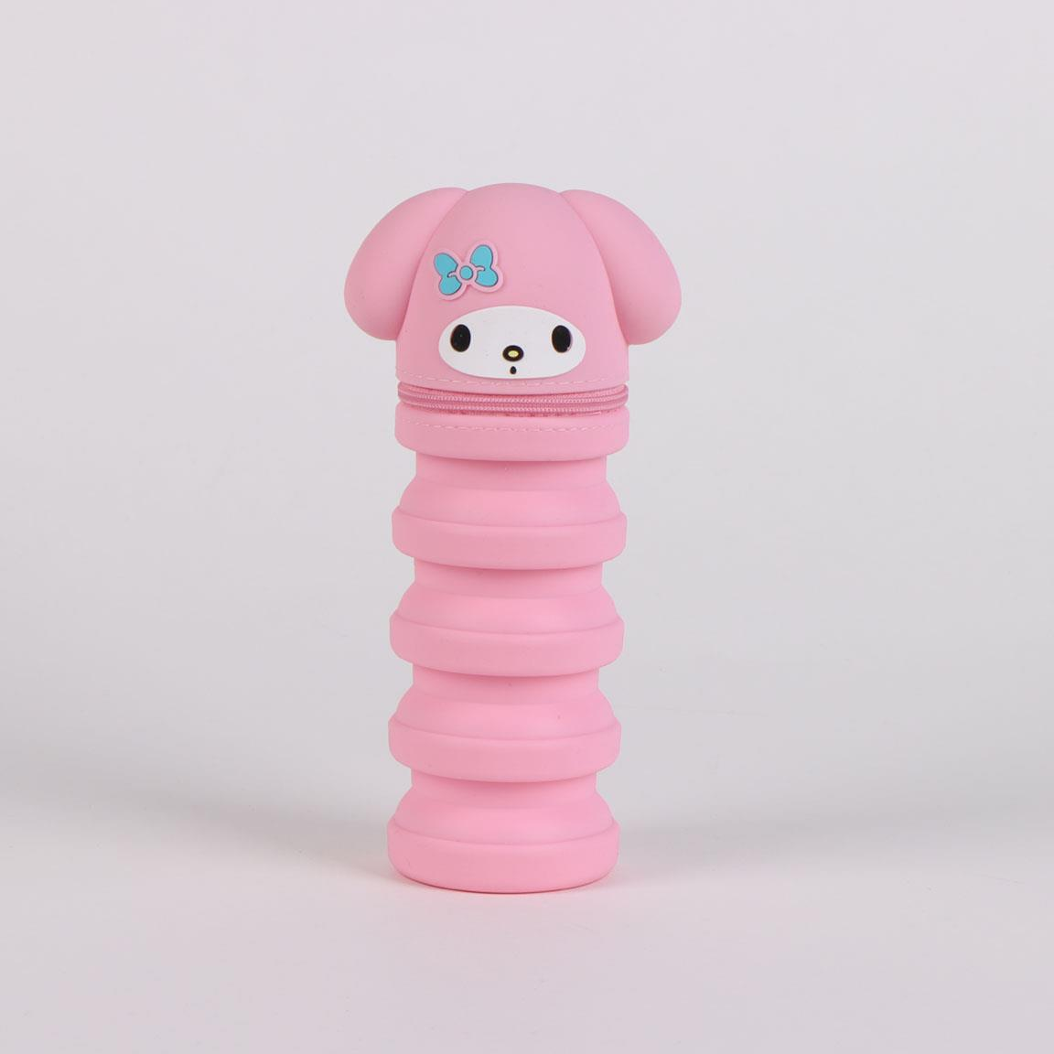 Tombolino in Silicone My Melody Sanrio Astuccio Estensibile Porta Cancelleria 20 CM - 1716-3
