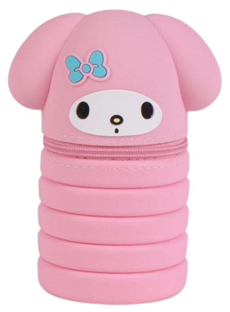 Tombolino in Silicone My Melody Sanrio Astuccio Estensibile Porta Cancelleria 20 CM - 1716-3