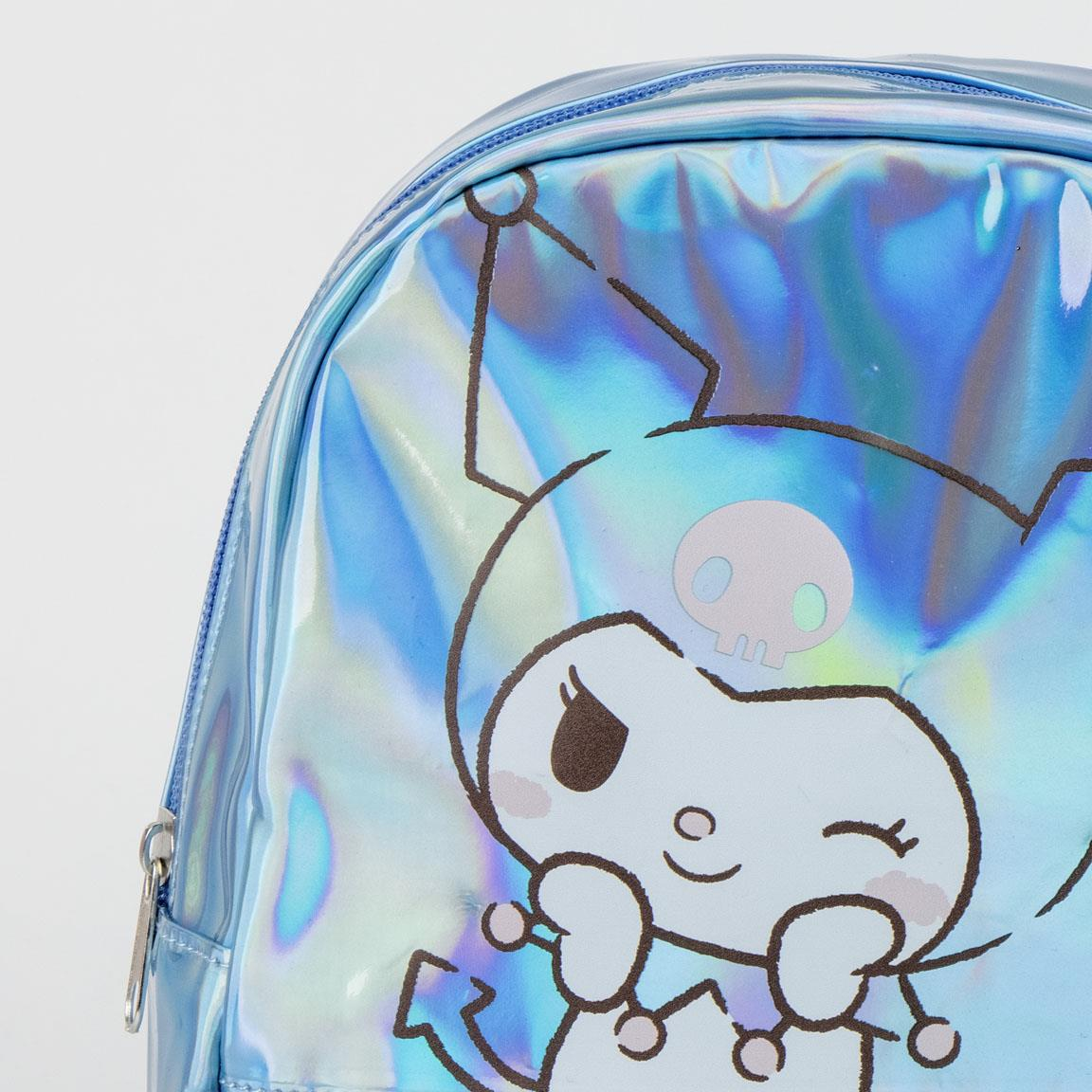 Zainetto da Passeggio Kuromi Sanrio Borsa Casual Iridescente Tempo Libero 23 CM - 6215
