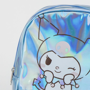 Zainetto da Passeggio Kuromi Sanrio Borsa Casual Iridescente Tempo Libero 23 CM - 6215