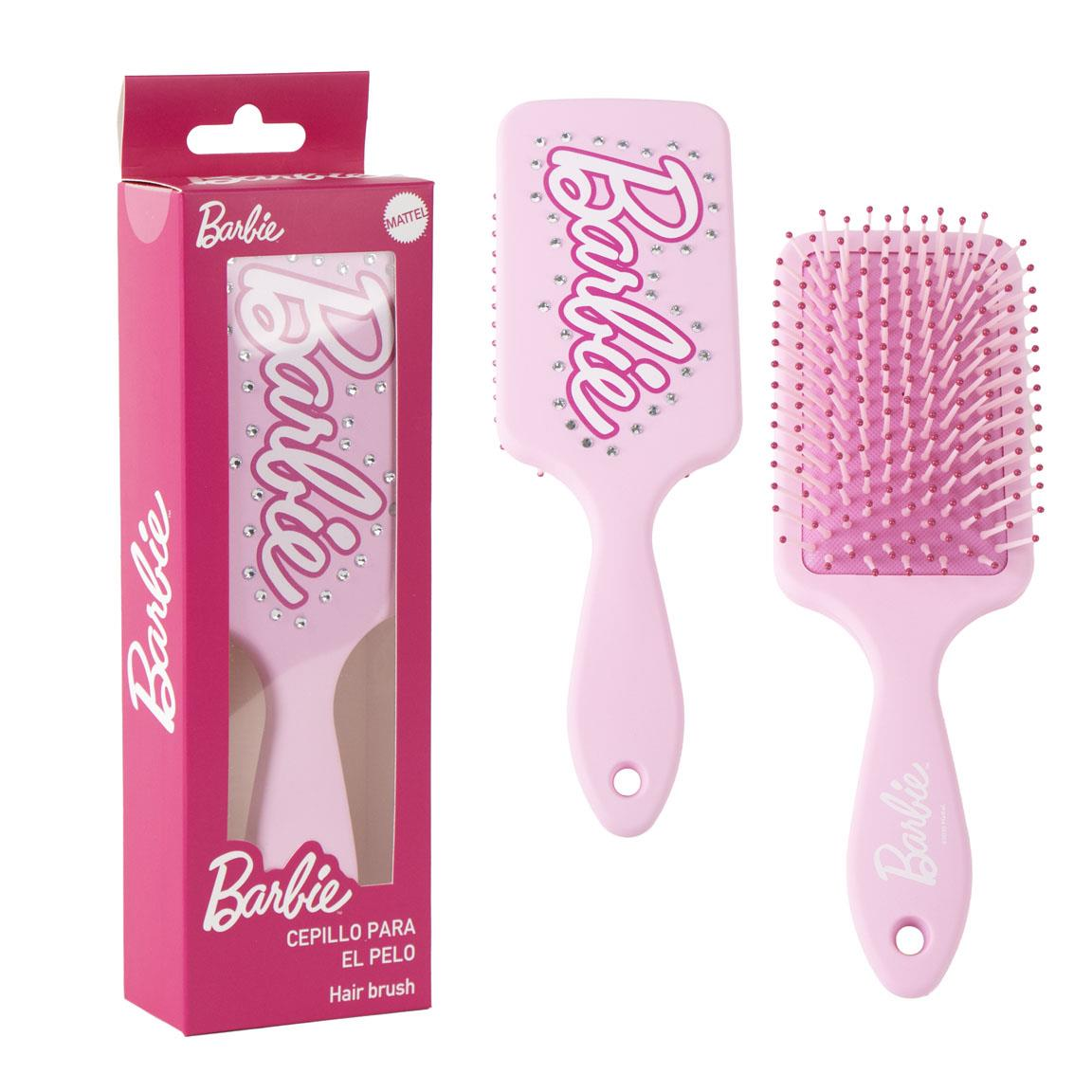 Spazzola Barbie Mattel Districante per Capelli 22 CM con Strass e Setole Morbide in Confezione Regalo - 2910